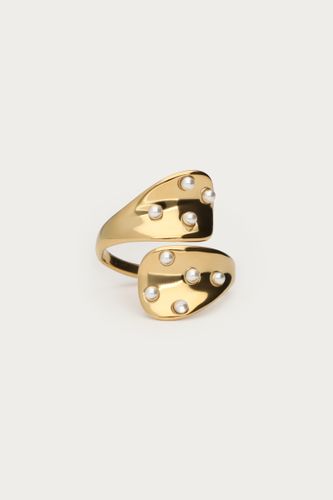 Bold Ring mit Wickel und Mini-Süßwasserperle | - My jewellery - Modalova