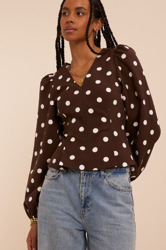 Oberteil mit Reißverschluss und Polka-Dots | - My jewellery - Modalova