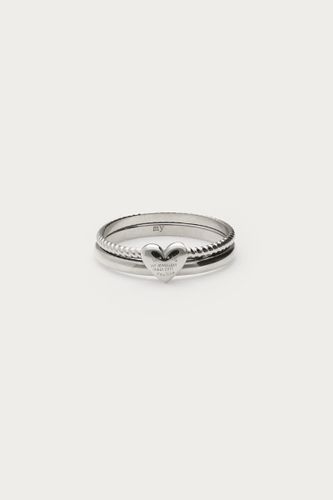 Candy Doppelring mit Herz | - My jewellery - Modalova