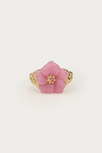 Ciao Ring mit pinker Kunstharzblume | - My jewellery - Modalova