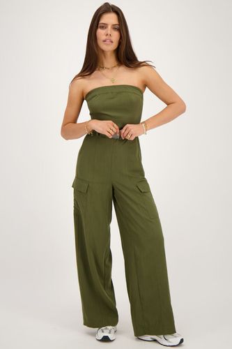 Dunkelgrüner Cargo-Jumpsuit | - My jewellery - Modalova