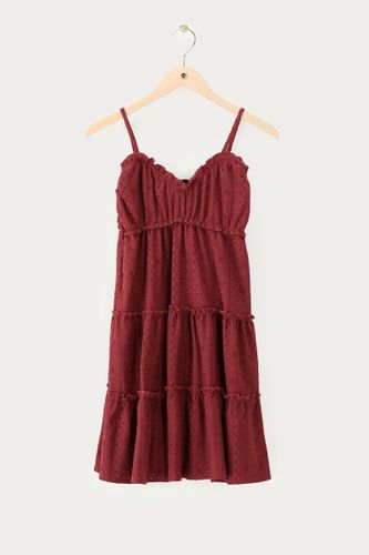 Kleid mit Lagen und Stickereien | - My jewellery - Modalova