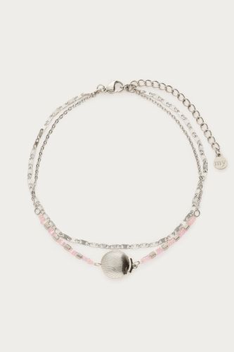 Doppeltes Fußkettchen mit Muschel | - My jewellery - Modalova
