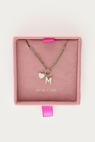 Doppelte Gliederkette mit Buchstabe | - My jewellery - Modalova