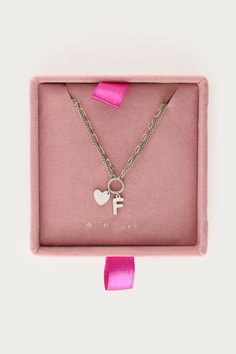 Doppelte Gliederkette mit Buchstabe | - My jewellery - Modalova