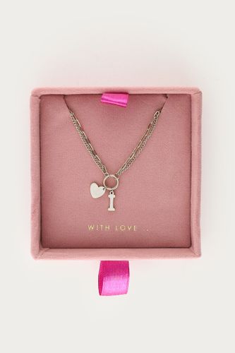 Doppelte Gliederkette mit Initial | - My jewellery - Modalova