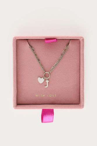 Doppelte Gliederkette mit Initial | - My jewellery - Modalova