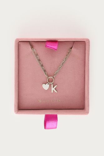Doppelte Gliederkette mit Initial | - My jewellery - Modalova