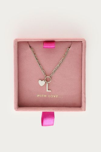 Doppelte Gliederkette mit Buchstabe | - My jewellery - Modalova