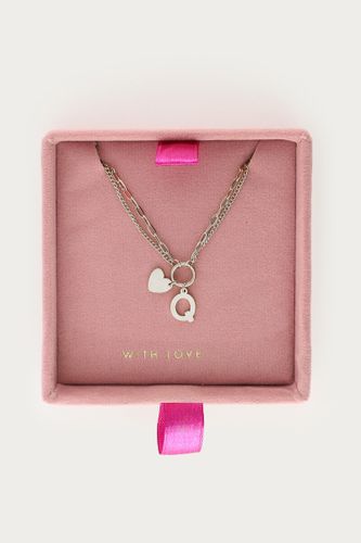 Doppelte Gliederkette mit Buchstabe | - My jewellery - Modalova