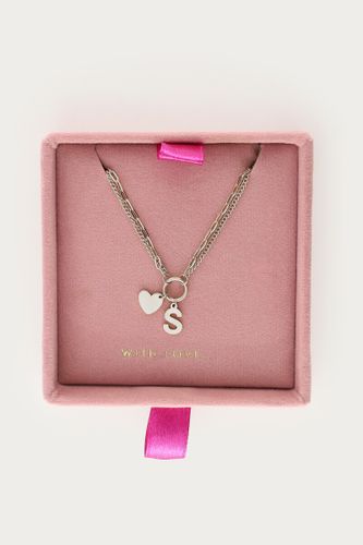 Doppelte Gliederkette mit Buchstabe | - My jewellery - Modalova