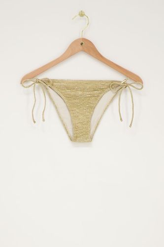 Goldene Bikinihose mit Schleifenbändern | - My jewellery - Modalova