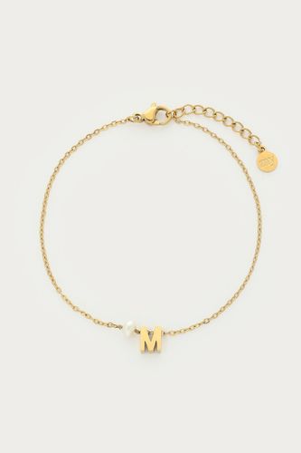 Initial Armband mit Süßwasserperle | - My jewellery - Modalova