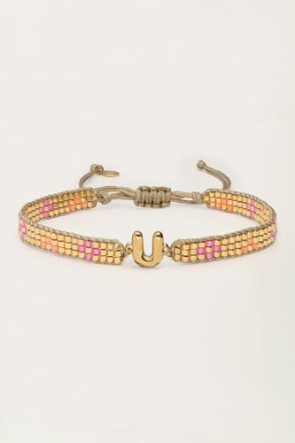 Buchstaben-Seil-Armband mit Miyuki-Perlen | - My jewellery - Modalova