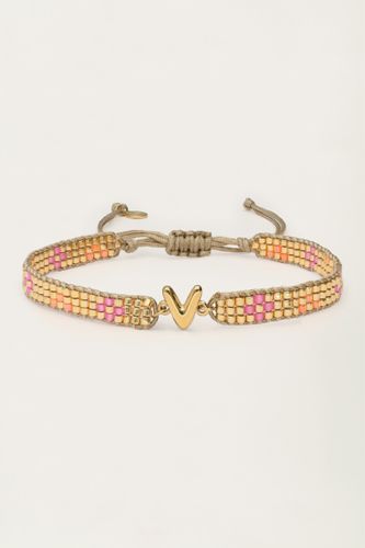 Buchstaben-Seil-Armband mit Miyuki-Perlen | - My jewellery - Modalova