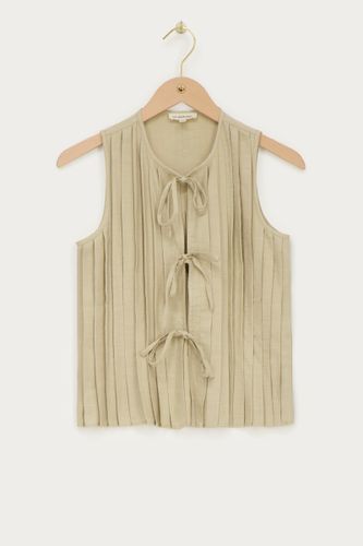 Top clair avec plis et nœuds | - My jewellery - Modalova