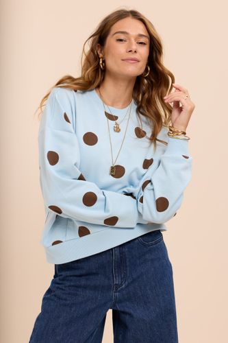 Sweatshirt mit braunen Polka-Dots | - My jewellery - Modalova