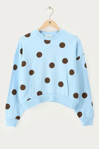 Sweatshirt mit braunen Polka-Dots | - My jewellery - Modalova