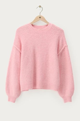 Hellrosa Oversized-Strickpullover | - My jewellery - Modalova