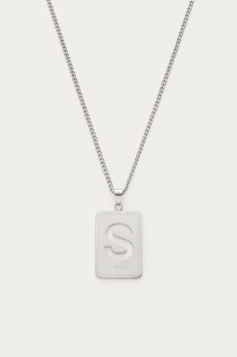 Sautoir avec charm initiale carré | - My jewellery - Modalova