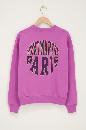 Lilafarbener Pullover"Montmartre Paris"| - My jewellery - Modalova