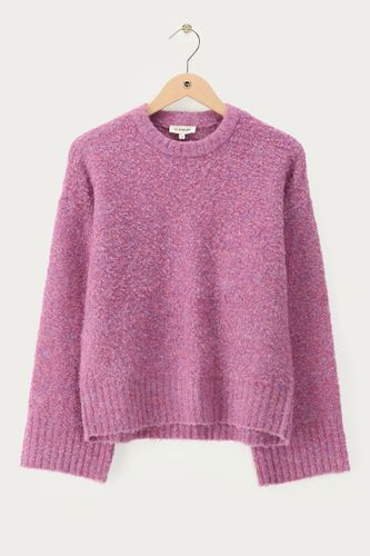 Pinker Boxy Bouclé-Pullover | - My jewellery - Modalova