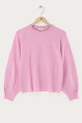 Pinker Pullover mit Barrel-Ärmeln | - My jewellery - Modalova