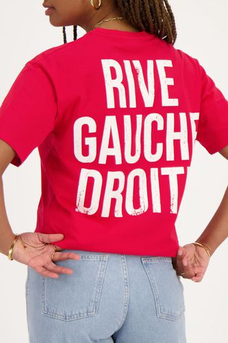 Rood-T-Shirt"Rive Gauche Droite"| - My jewellery - Modalova