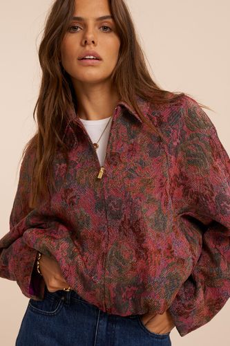 Jacquard-Bomberjacke mit Blumenmuster | - My jewellery - Modalova