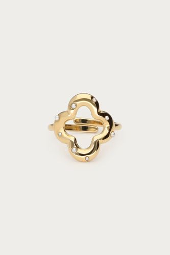 Ring mit Kleeblatt und Kunstperlen | - My jewellery - Modalova