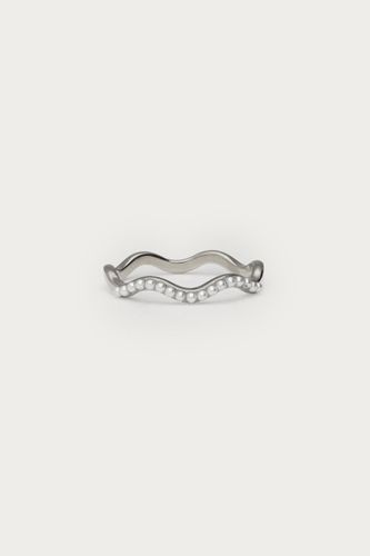 Ring mit Kunstperlen im Swirl-Design | - My jewellery - Modalova