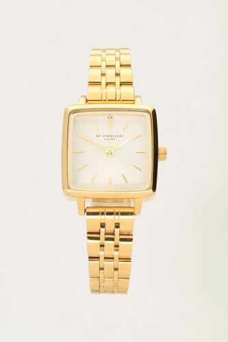 Quadratische Uhr mit Gliederarmband | - My jewellery - Modalova