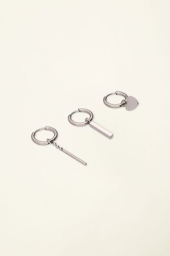 Dreier-Set Ohrringe mit Herz | - My jewellery - Modalova