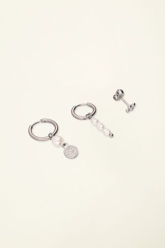 Dreier-Set Ohrringe mit Perlen | - My jewellery - Modalova