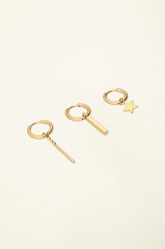 Dreier-Set Ohrringe mit Stern | - My jewellery - Modalova