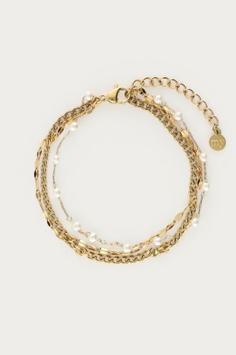 Dreifaches Armband mit Kunstperlen | - My jewellery - Modalova