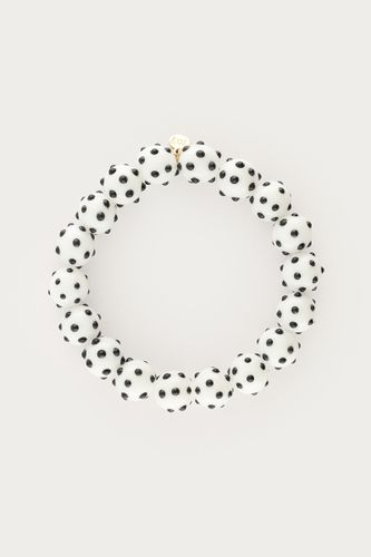 Tropical elastisches Armband mit weißen Perlen und Polka Dots | - My jewellery - Modalova