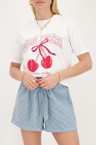 T-Shirt mit roter Kirsche''Mon chéri''| - My jewellery - Modalova