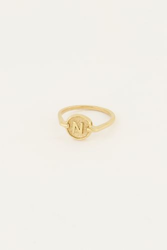 Ring mit Kreis und Initiale | - My jewellery - Modalova