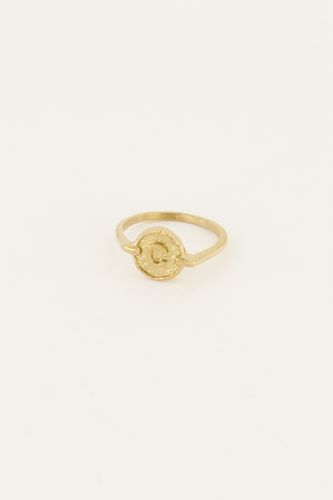 Ring mit Kreis und Initiale | - My jewellery - Modalova