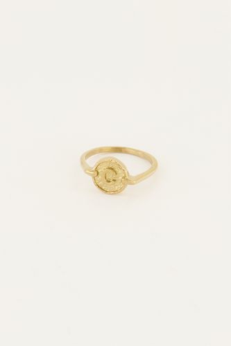Ring mit Kreis und Initiale | - My jewellery - Modalova