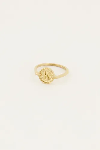 Ring mit Kreis und Buchstabe | - My jewellery - Modalova
