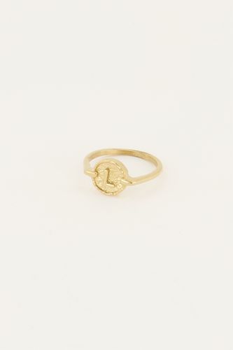 Ring mit Kreis und Initiale | - My jewellery - Modalova
