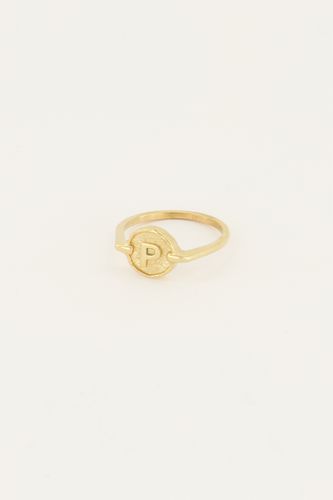 Ring mit Kreis und Buchstabe | - My jewellery - Modalova