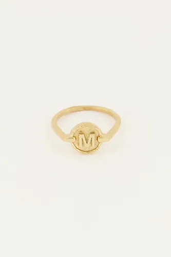 Ring mit Kreis und Buchstabe | - My jewellery - Modalova