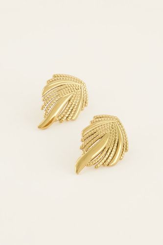 Statement-Ohrstecker mit Relief | - My jewellery - Modalova