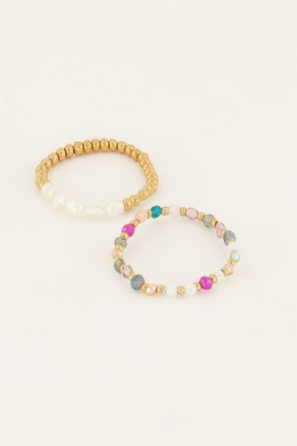 Stretchring-Set mit verschiedenen Perlen | - My jewellery - Modalova