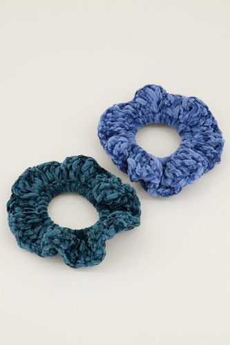 Knitted scrunchie set blue | - My jewellery - Modalova