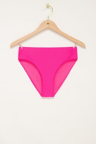 Neonpinke High Waist Bikini Hose glänzend | - My jewellery - Modalova