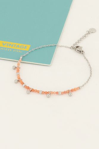 Vintage-Armband mit orangefarbenen Perlen und Kugeln | - My jewellery - Modalova